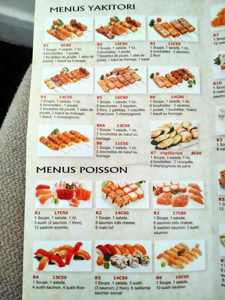 TOKYO SUSHI - Menu Image 4